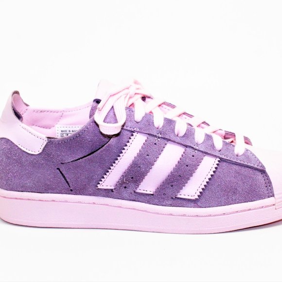Adidas Superstar Minimalis Classic Shell Toe Purple on Pink Men's 7 NEW! - Picture 5 of 11